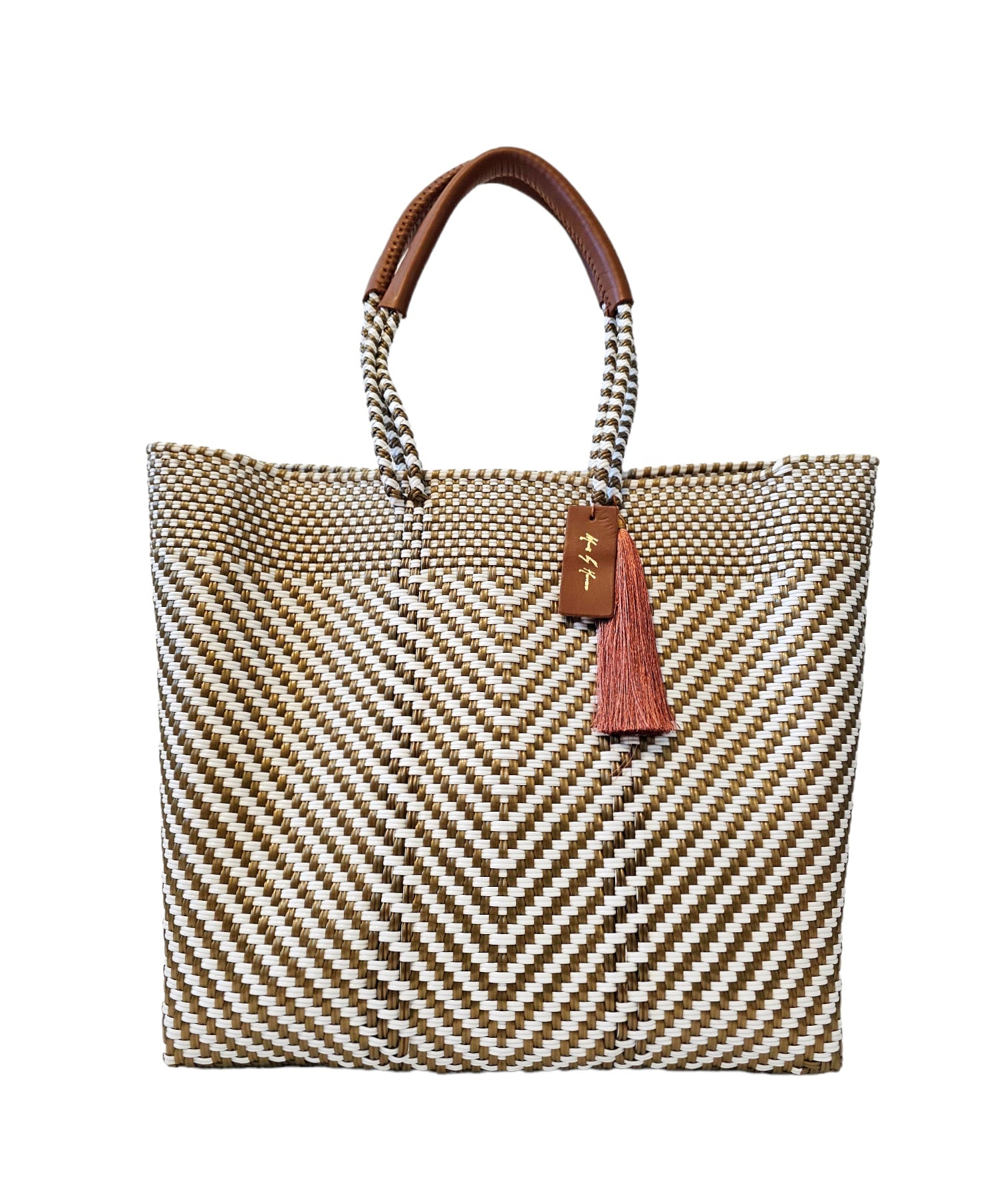 Maldives Pearl Straw Tote