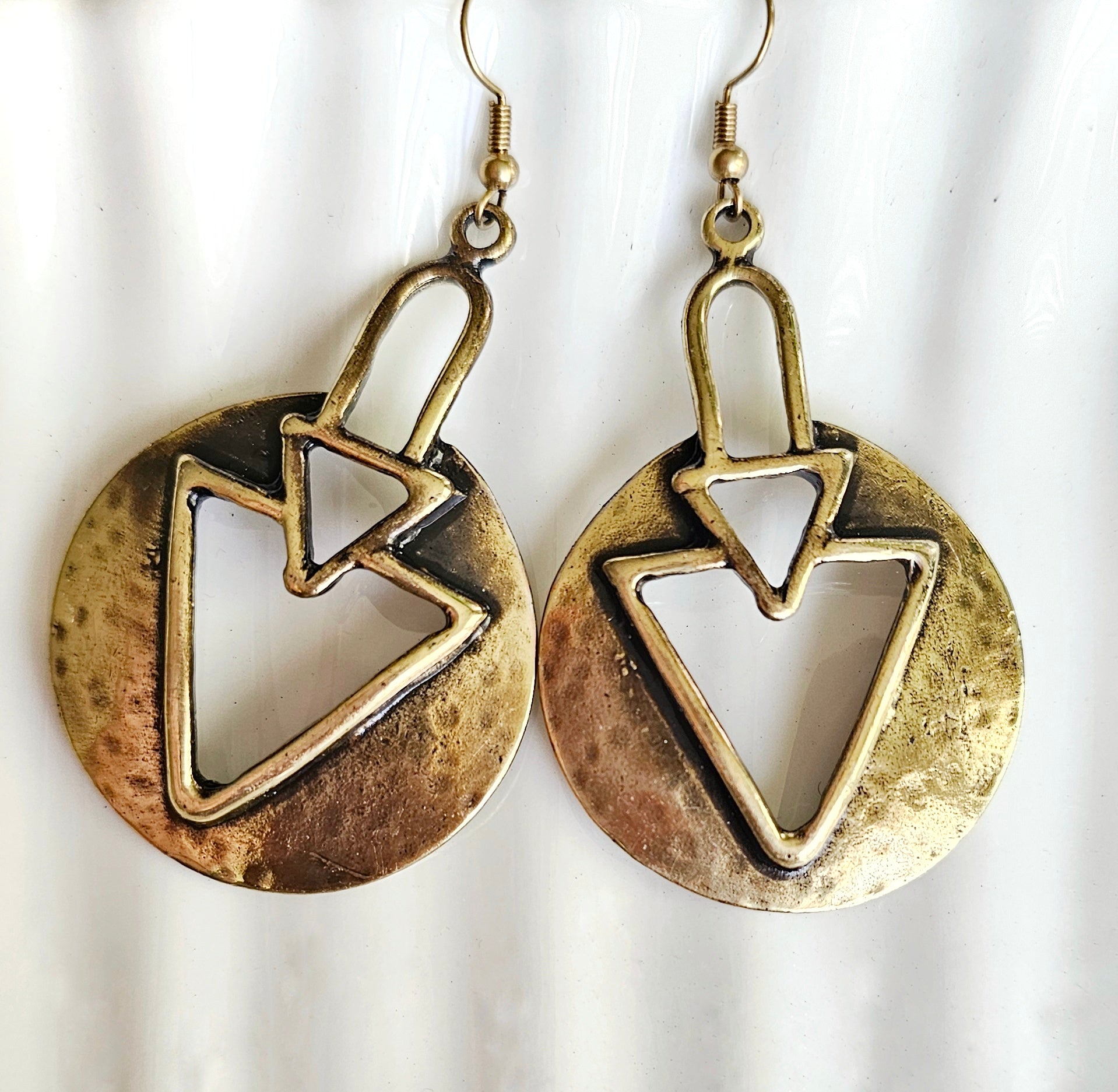 Vanguard Earrings - Bronze