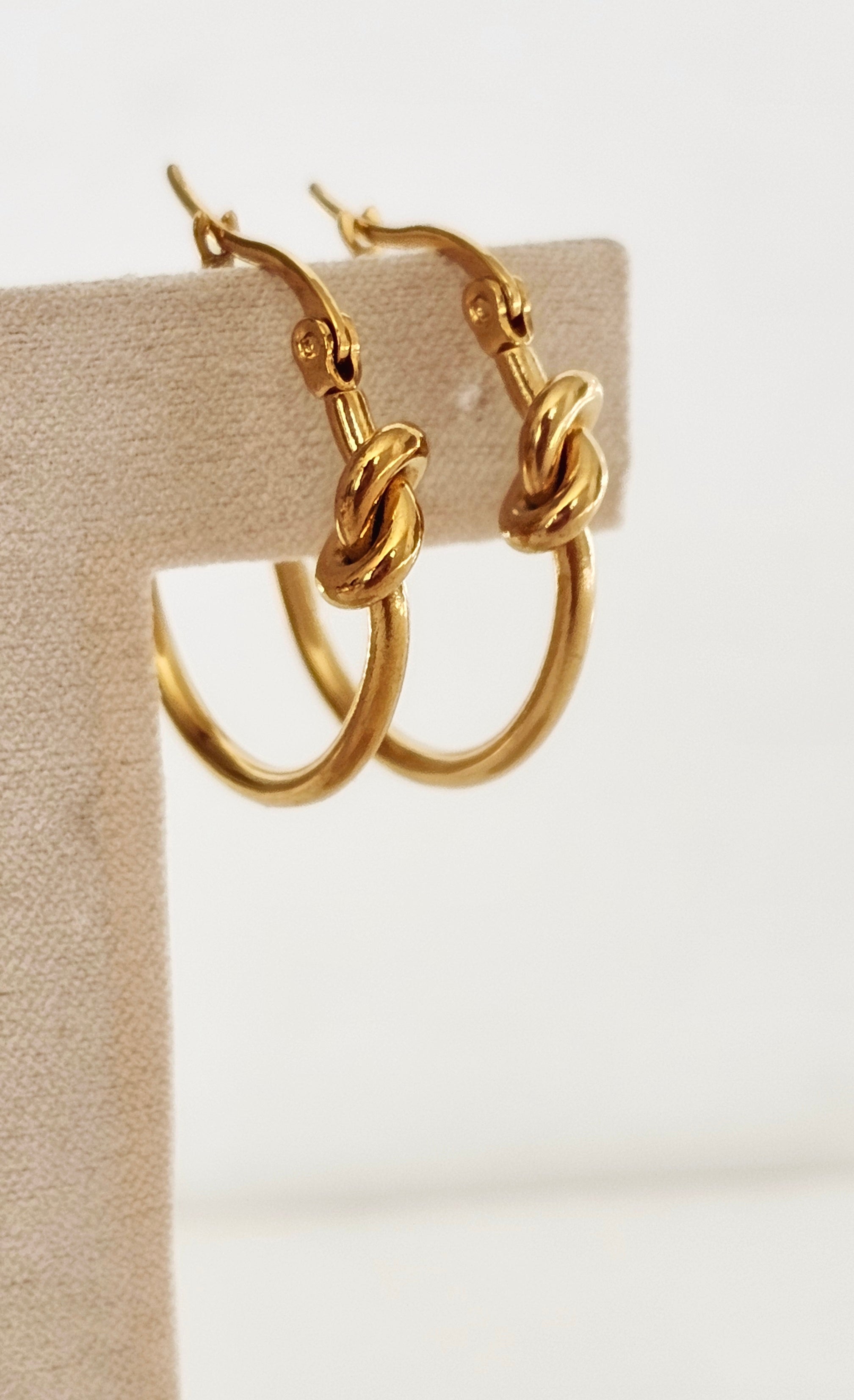 Love Knot Hoop Earrings