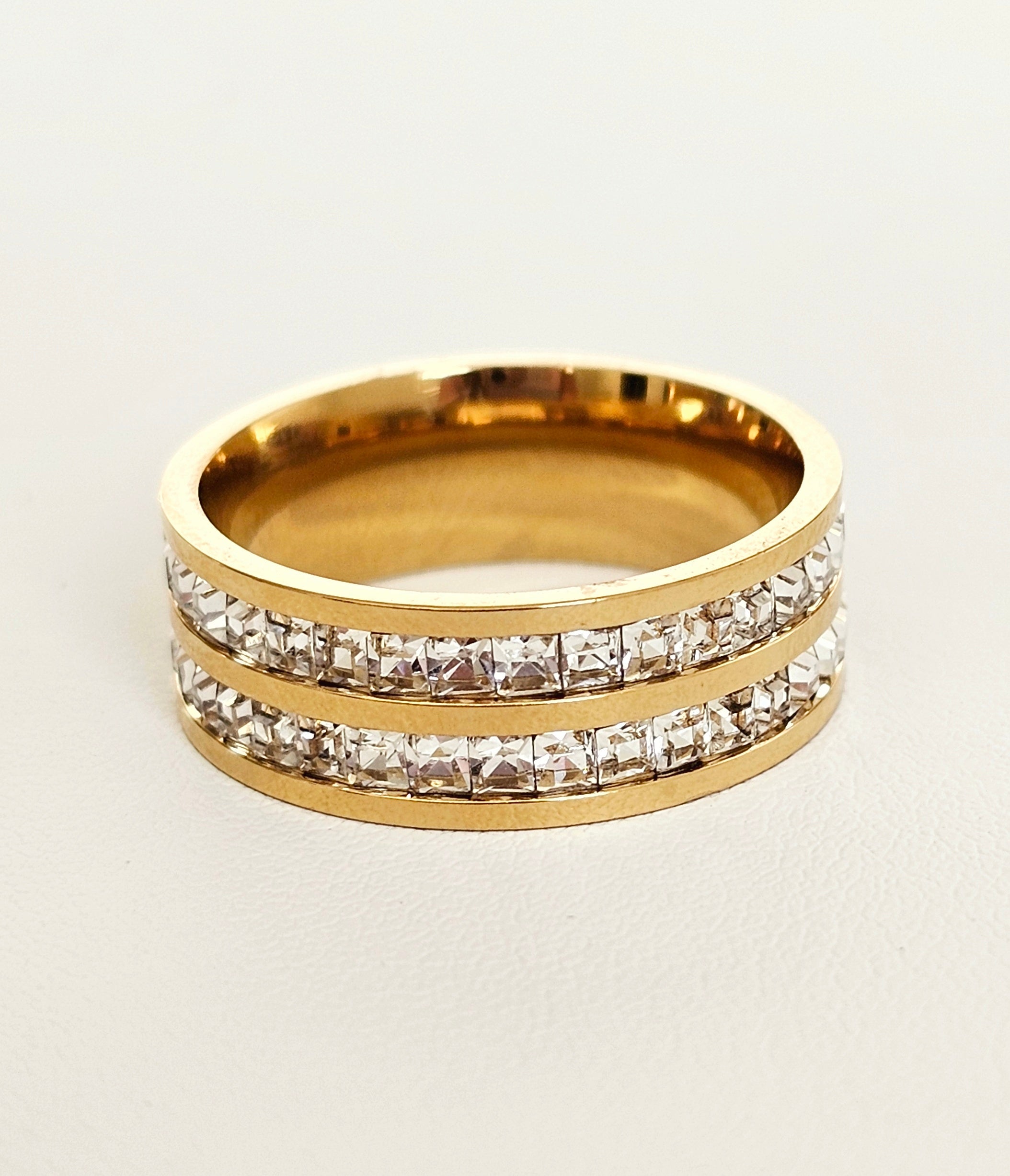 Golden Radiance Zicornia Ring