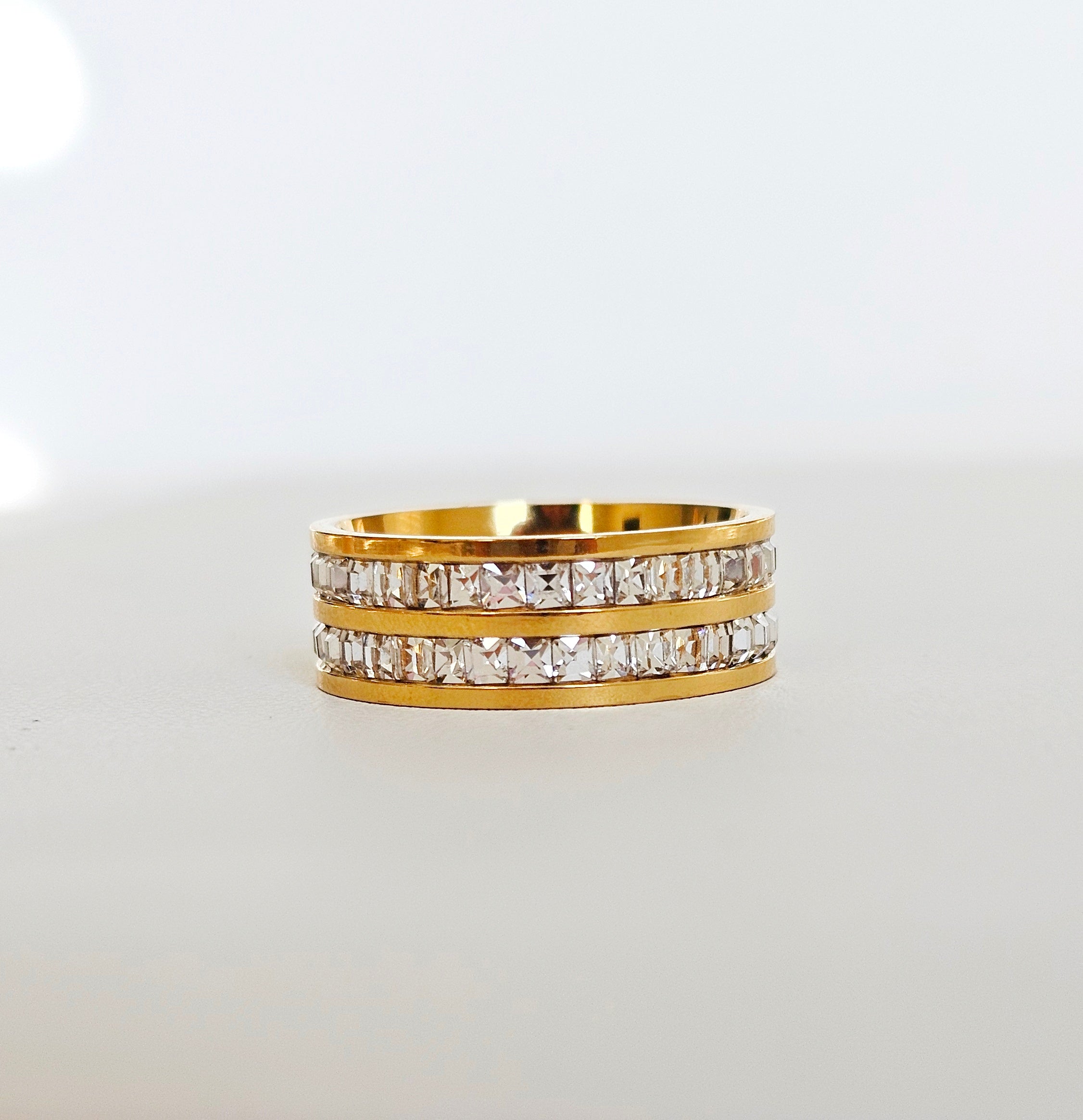 Golden Radiance Zicornia Ring