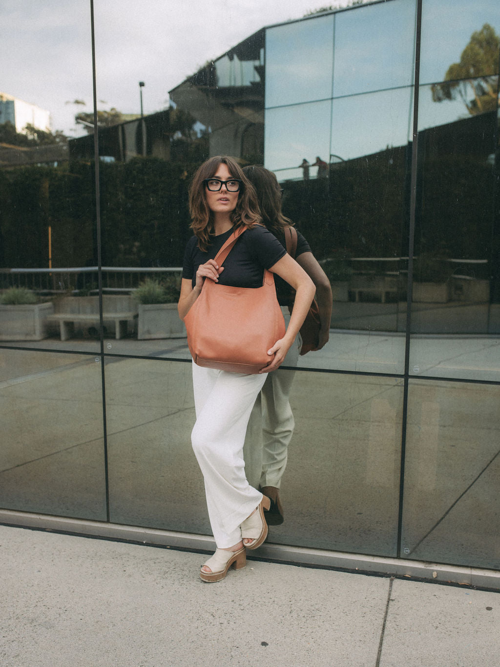 The Serena Slouchy Bag - Natural