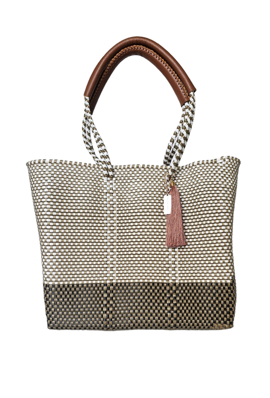Tote bag brown gold women handbag | Mavis by Herrera