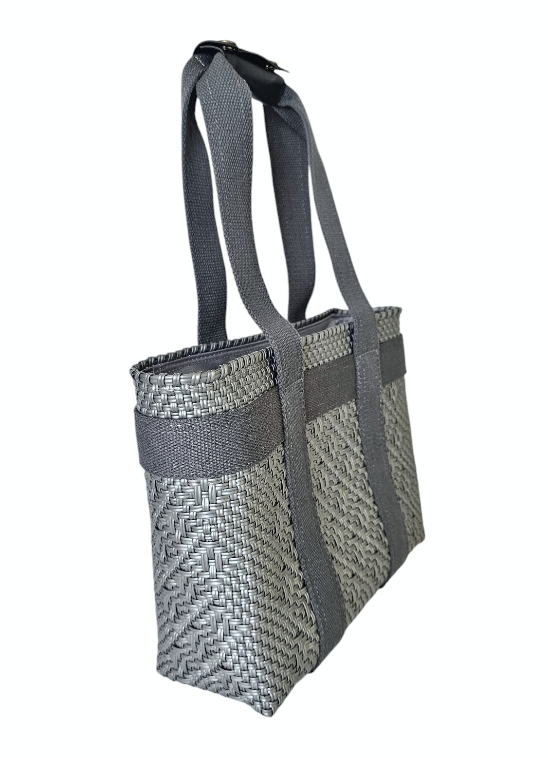 Chic Mini Tote Bag - Silver