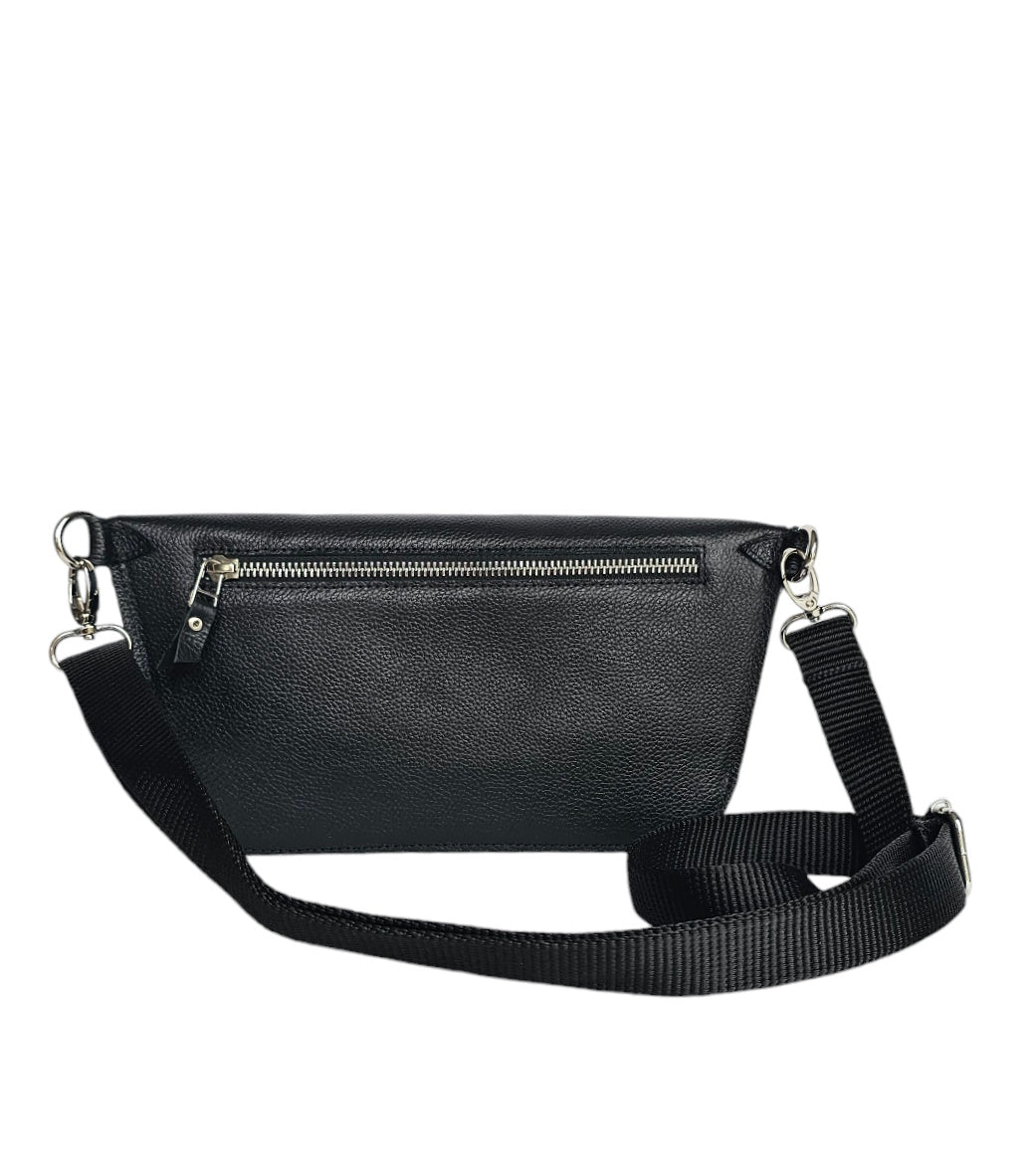 The Voyager Crossbody Sling Bag - Black