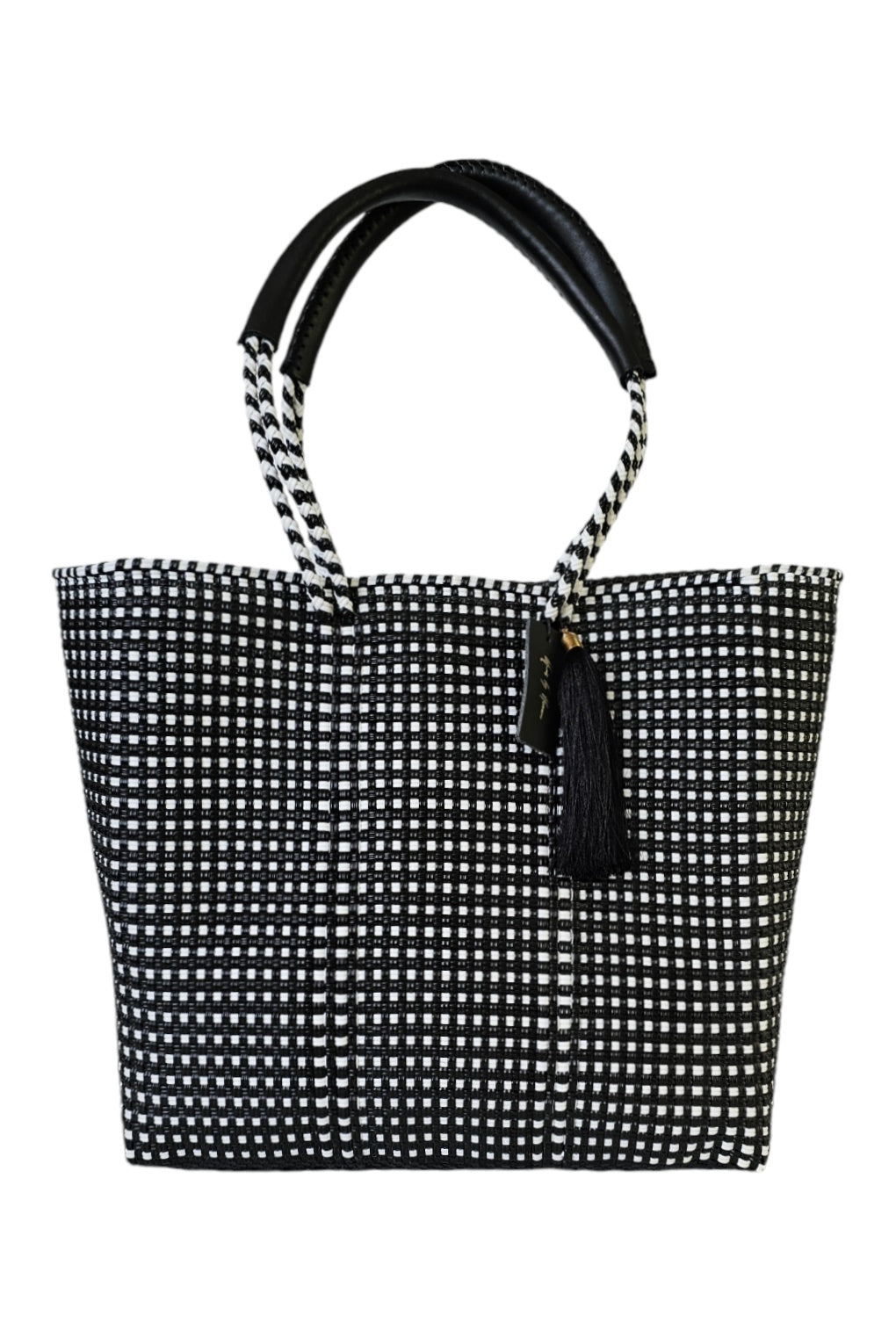 Hannah Tote Bag- Noir Blanc