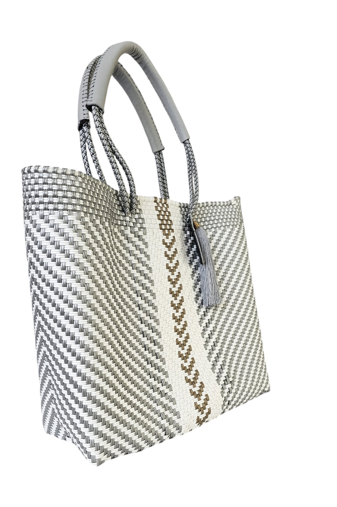 Hannah Tote Bag -Luxe Nomad Silver