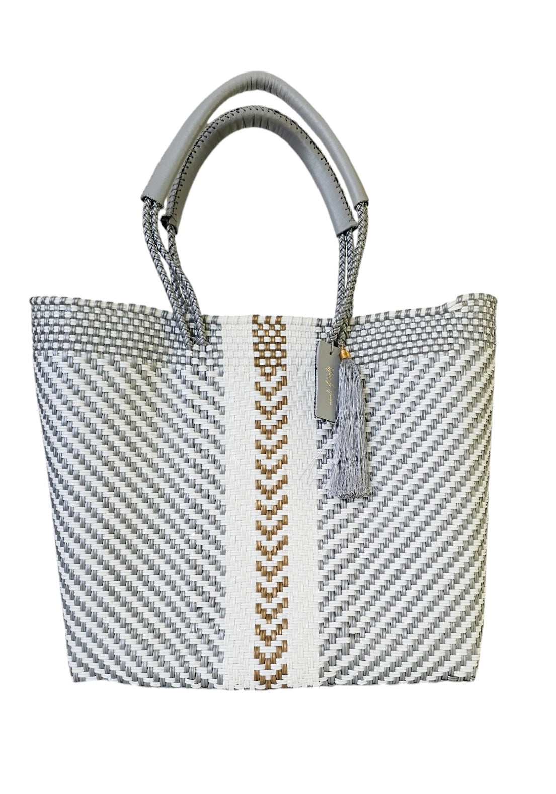 Hannah Tote Bag -Luxe Nomad Silver