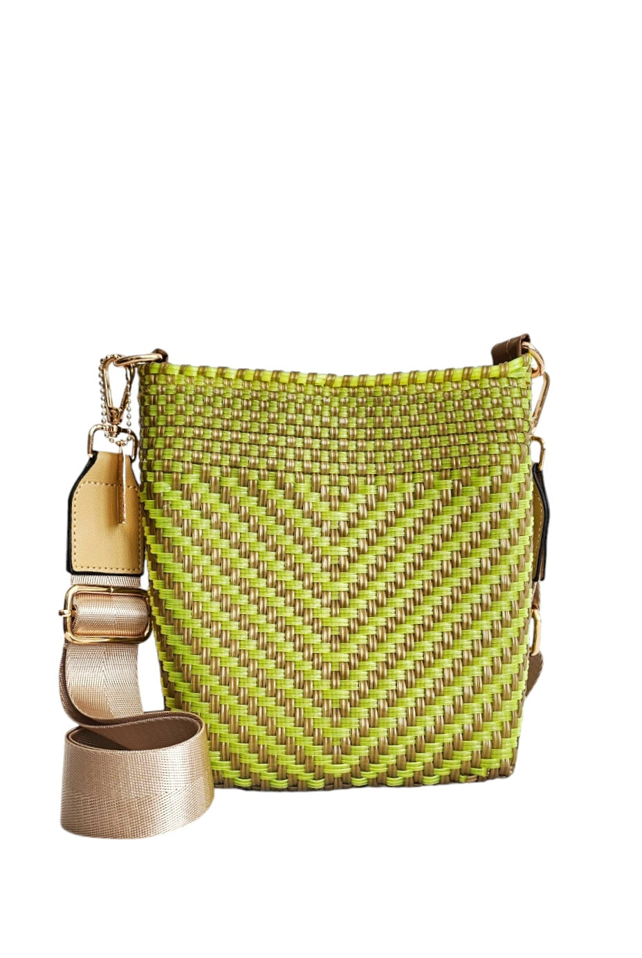 Milano Crossbody Bag - Olive Green