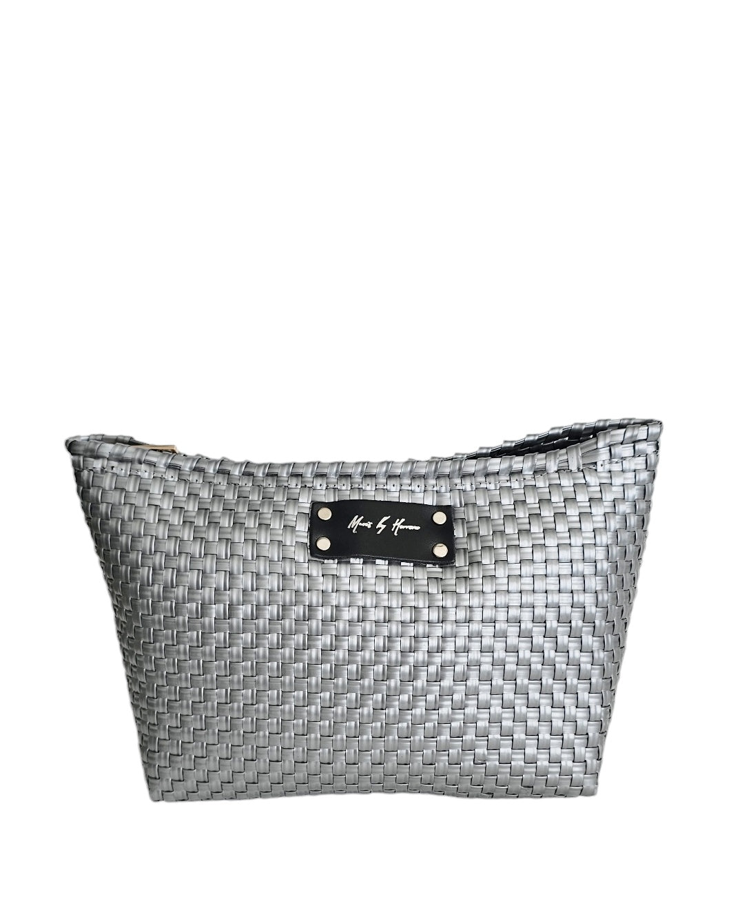 Bella Clutch Purse - Silver Black