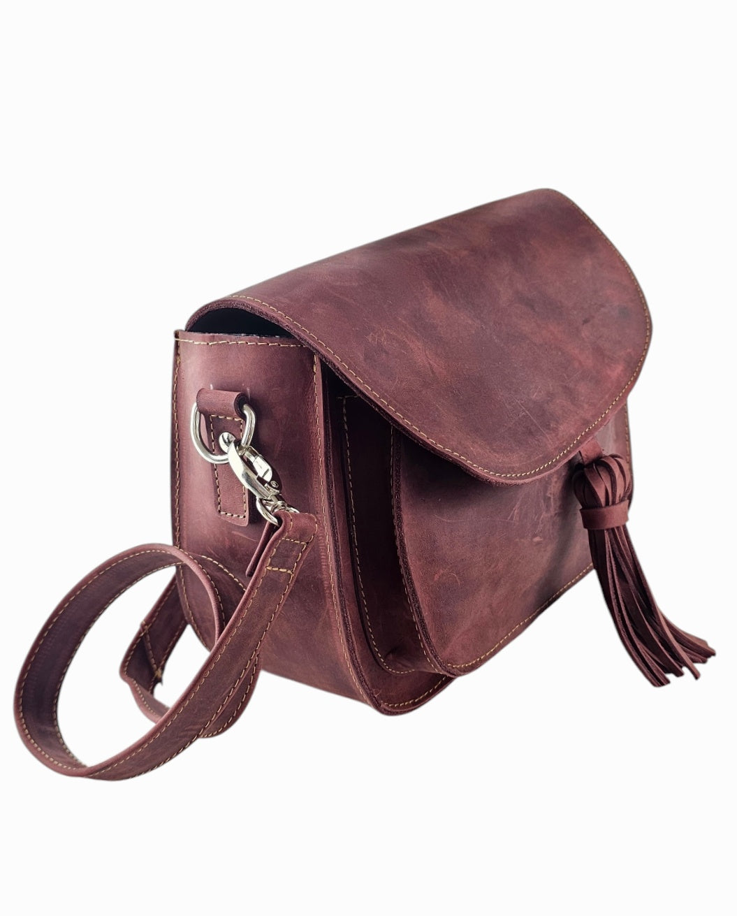 Lunetta Crossbody Bag -Merlot