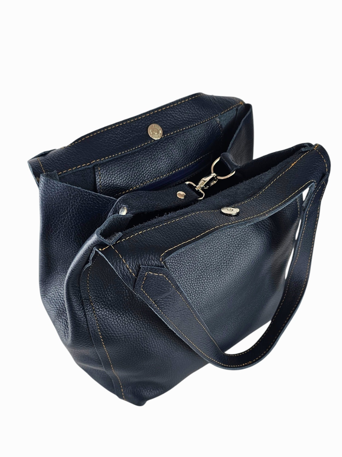 The Serena Slouchy Bag - Blue