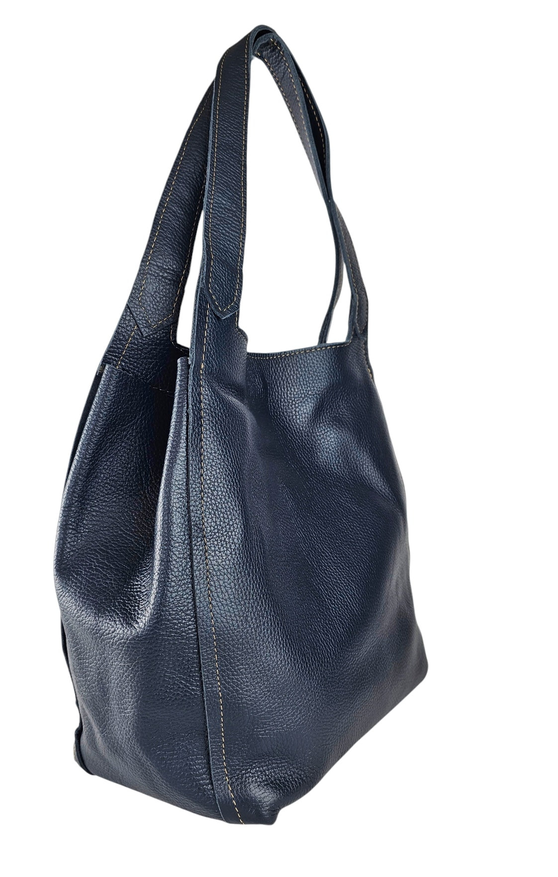 The Serena Slouchy Bag - Blue