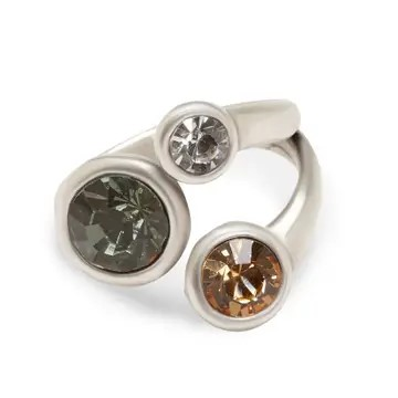 Triple Radiance Adjustable Ring- Multi Color