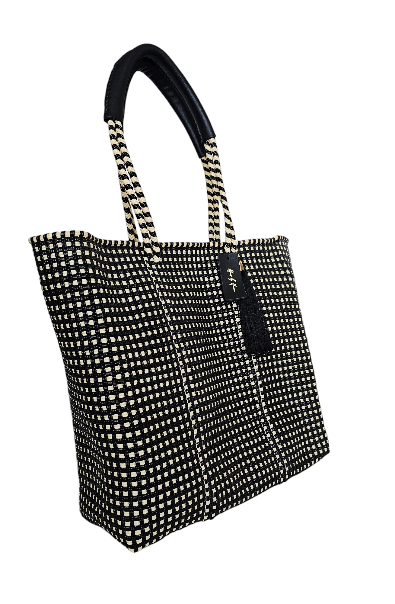 Hannah Resort Tote Bag- Noir Éclat