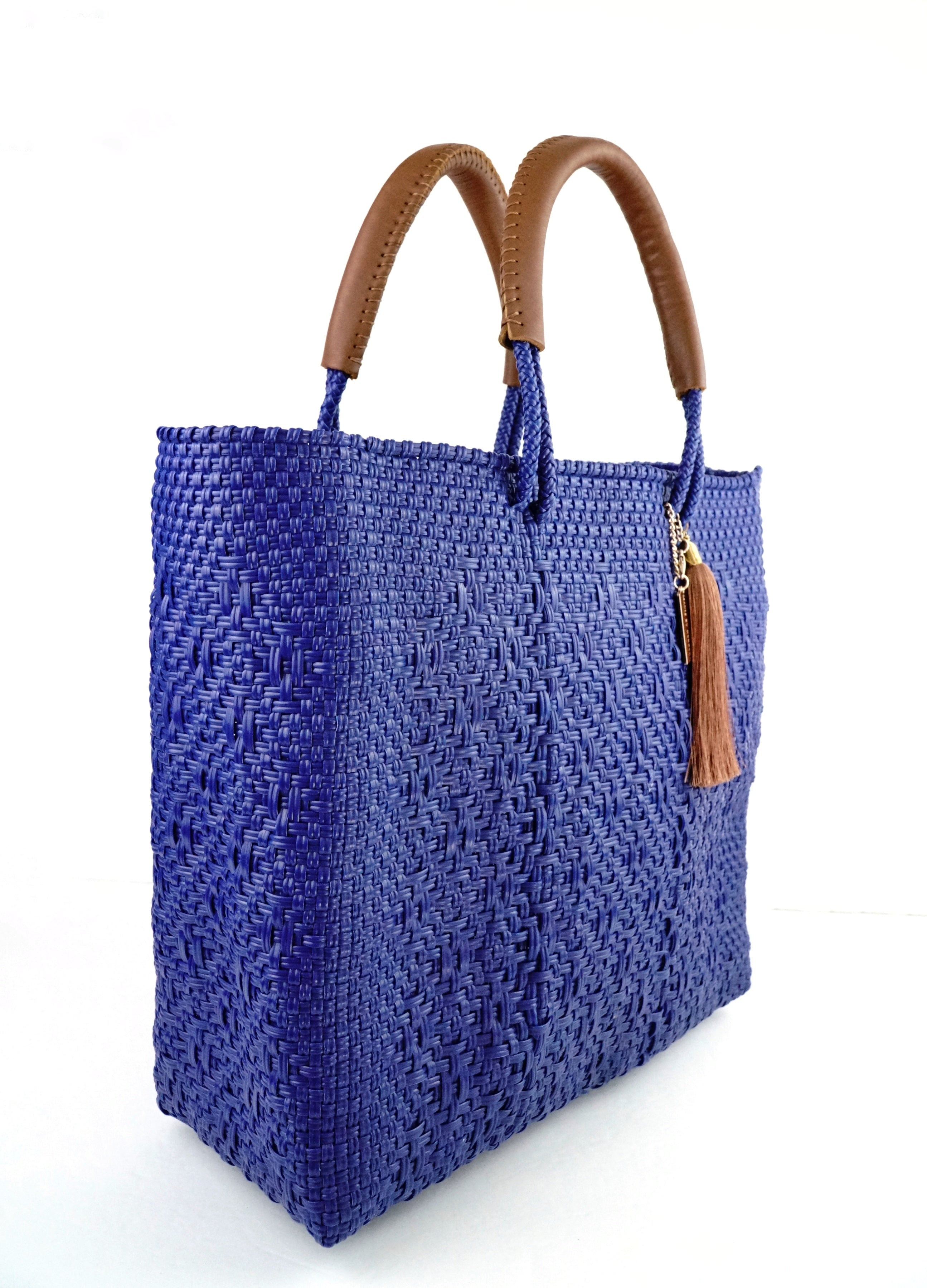 Hannah Tote Bag - Ocean Blue